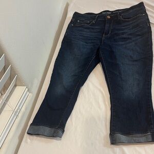 Signature by Levi Strauss Women's Dark Blue modern capri